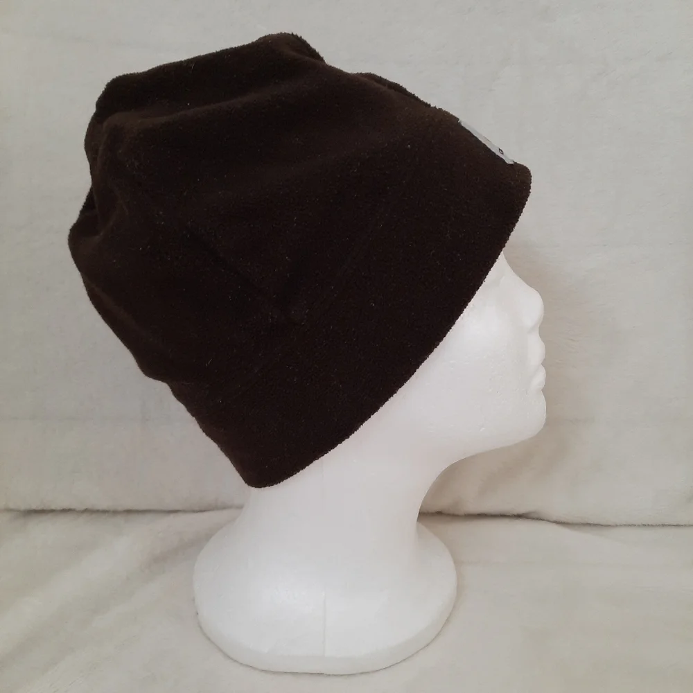 Carhartt chocolate brown fleece beanie hat